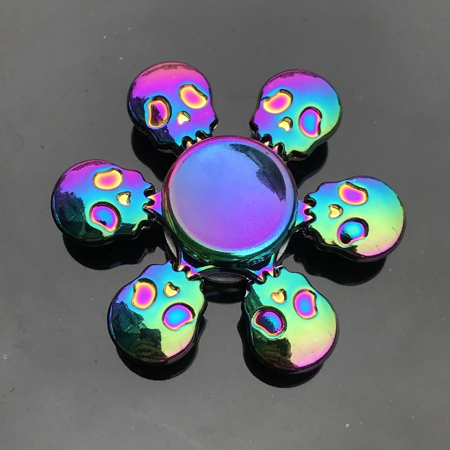 1 piece set colorful fidget spinner for adults zinc alloy stress relief toy office anxiety relief stress relief leisure gift