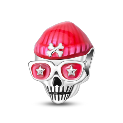 New in 925 Silver Halloween Collection Charm Glowing skull Beads Fit pand 3mm Bracelet DIY Pendant Woman Jewelry 2024 Hot Sale