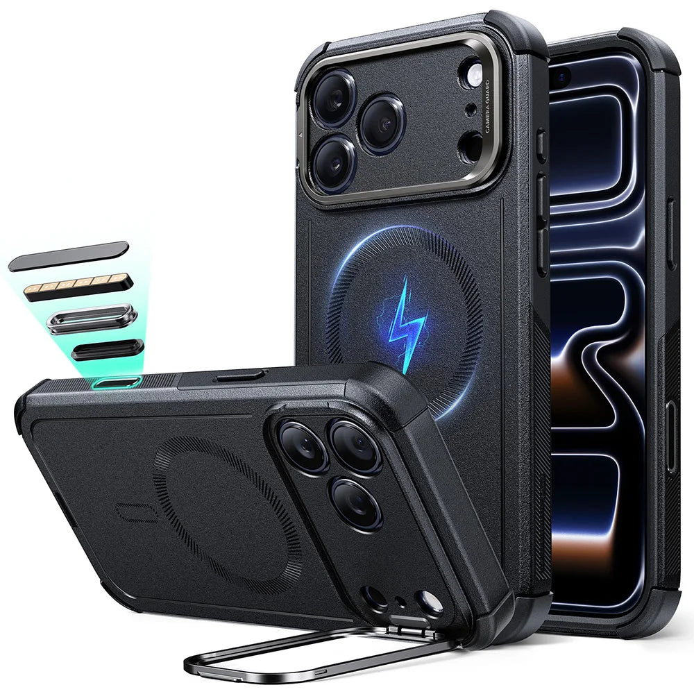ESR for iPhone 18 Pro Max&17 Pro Max Magnetic Phone Case with Stand 7X Military-Grade Drop Protection for iPhone 17 Pro&18 Pro