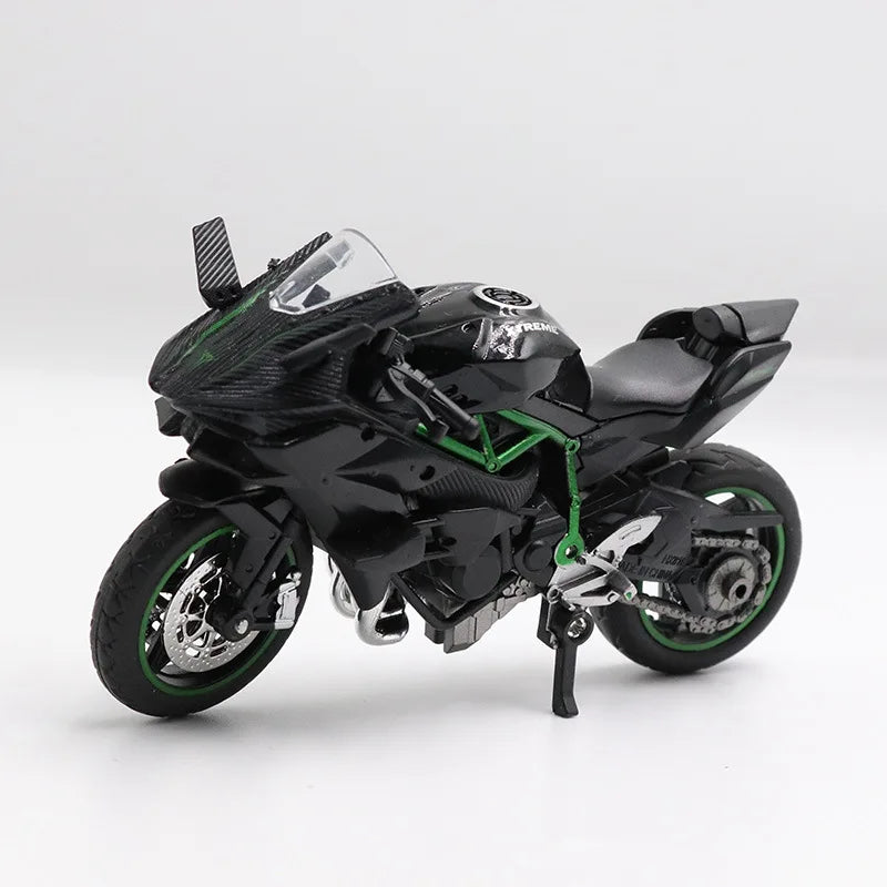 1:18 Ninja Diecast Motorcycle Model Workable Shock-Absorber Toy For Children Gifts Toy Decoration