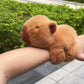 Lovely Capybara Animal Slap Snap Wrap Wristband Bracelet Plush Stuffed Animal Kawaii Capybara Hand Ring Wristband Kid Funny Toys