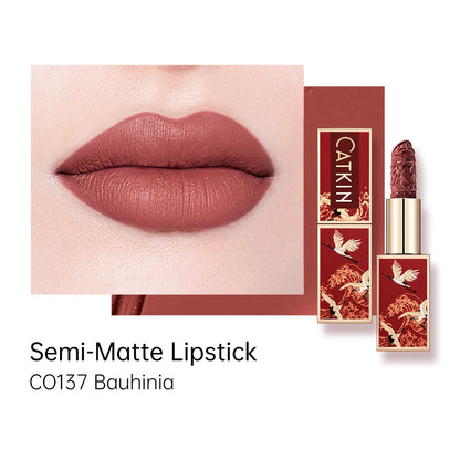 CATKIN Makeup Velvet Matte Lipstick, Hydrating Long‑Lasting Creamy Smooth, for Halloween Cosplay & Party Lip Looks