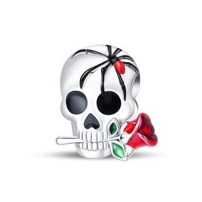 New in 925 Silver Halloween Collection Charm Glowing skull Beads Fit pand 3mm Bracelet DIY Pendant Woman Jewelry 2024 Hot Sale