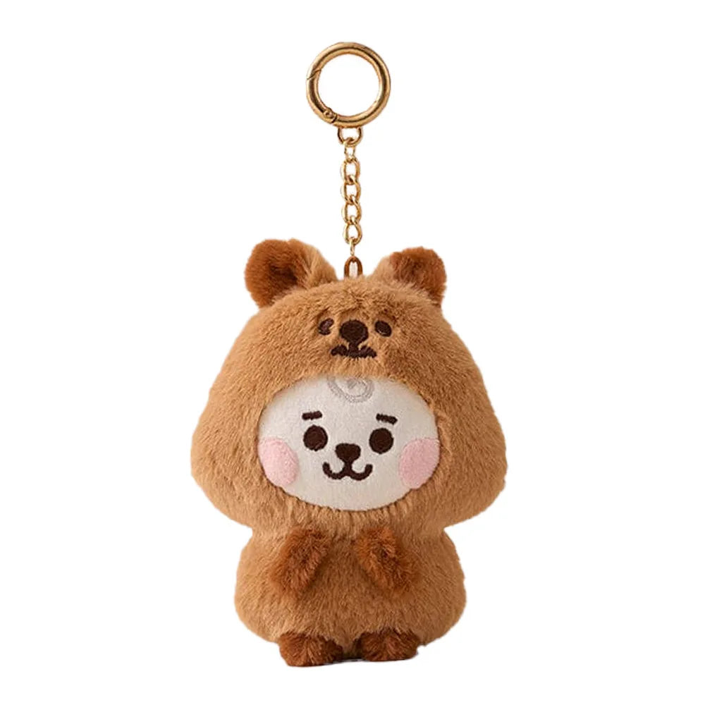 BT21 Koya Shooky Chimmy Cooky mang tata cute and creative kawaii plush keychains and bag charms, adorable doll gifts wholesale