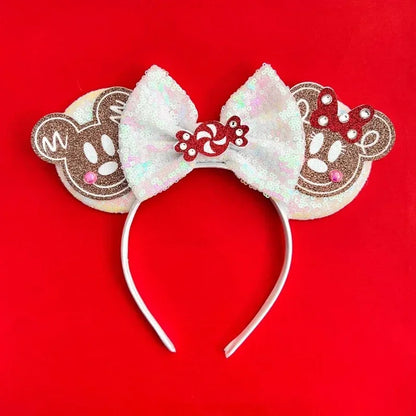 Disney Halloween Ear Headbands For Adults Kids Cosplay Bat Skeleton Maleficent Hairband Girls Ghost Women Party Hair Accessories