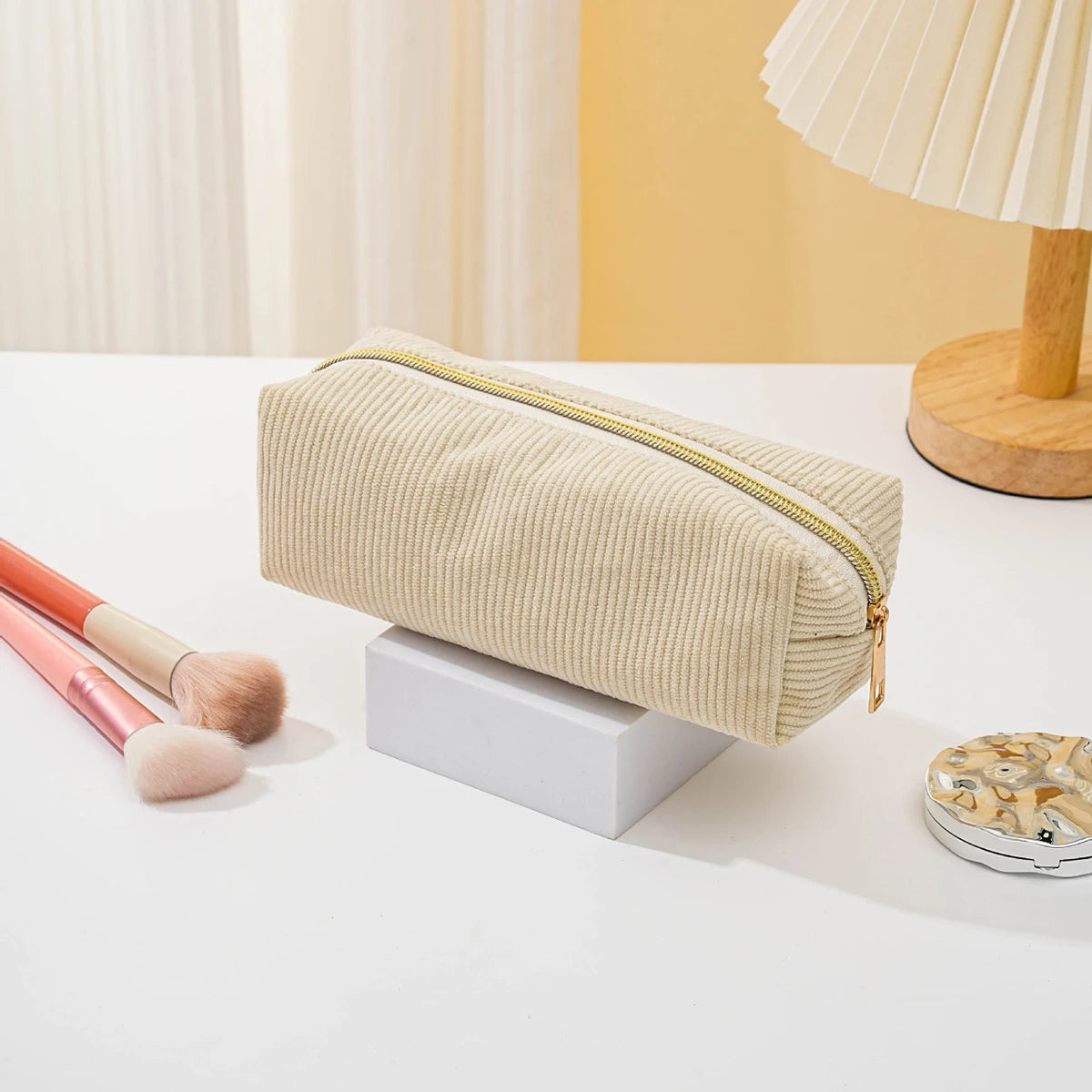 1pc Pencil Case Solid Color Pencil Case School Supplies Large Capacity Pencil Case Stationery Bag Pencil Case School Pencil Case