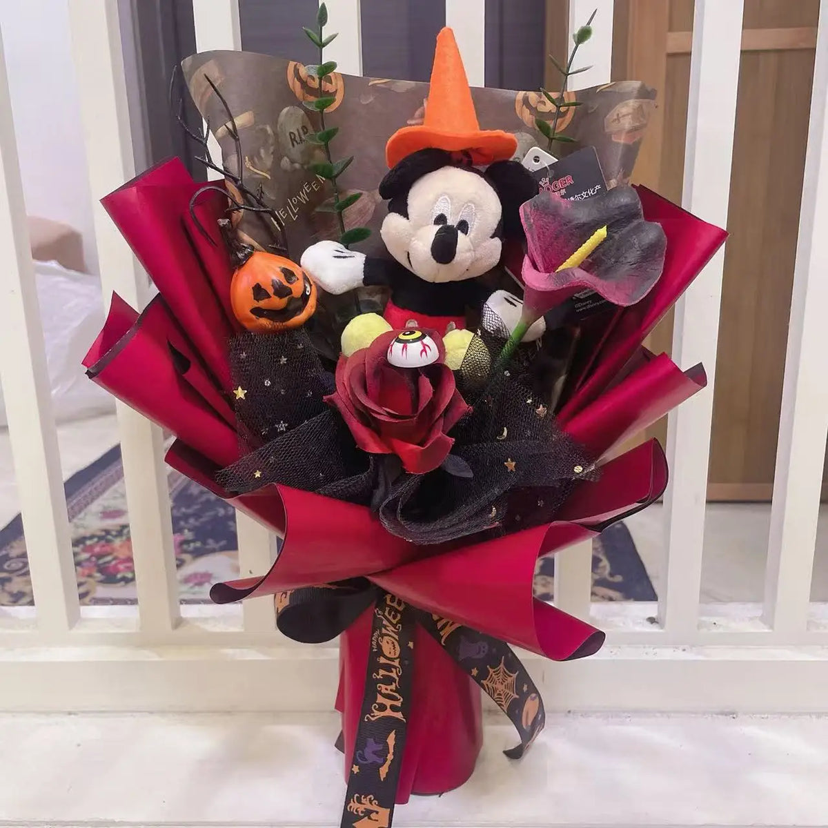 Genuine Stitch Micky Minions Pikachu Plush Dolls Anime Cartoon Cosplay Christmas Halloween Styles Creative Handmade Bouquets