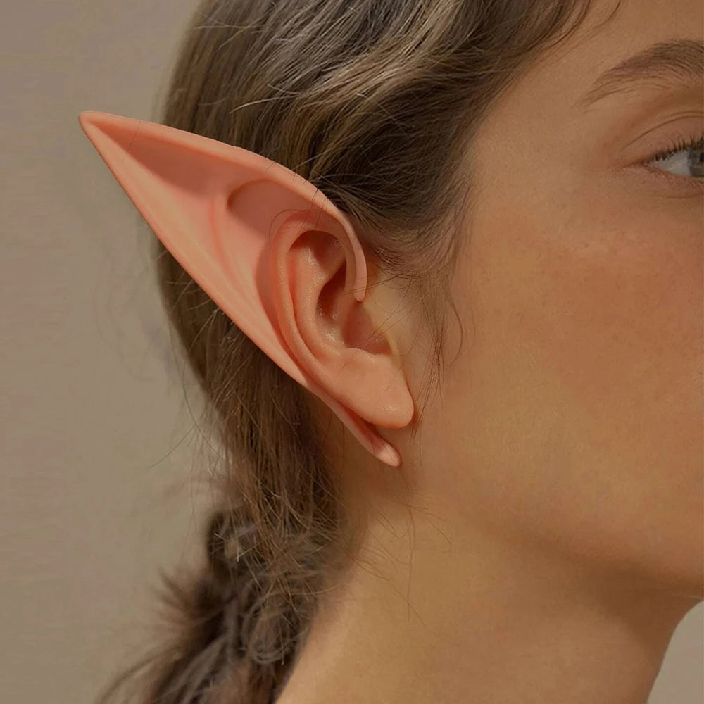 Halloween Elf Ears Latex Simulation Ears Props Fairy Angel Cosplay Mask Halloween Costume Accessories Mascaras Halloween Party