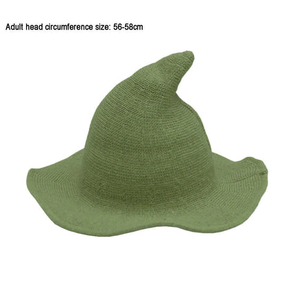 New Modern Knit Wool Wizard Hat Cap For Halloween Party Costume Halloween Witch Hat Festival Party Hat Halloween Party Hat 2023