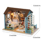 DIY Miniature Dollhouse Kit Assemble Puzzle 3D Wooden House Room Craft With Furniture LED Lights For Friends Birthday Gift Toys