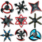 Creative Fidget Spinner Tri Spinner Zinc Alloy Ninja Shuriken Sharingan Hand Spinner Finger Stress Reliever Toys Gifts