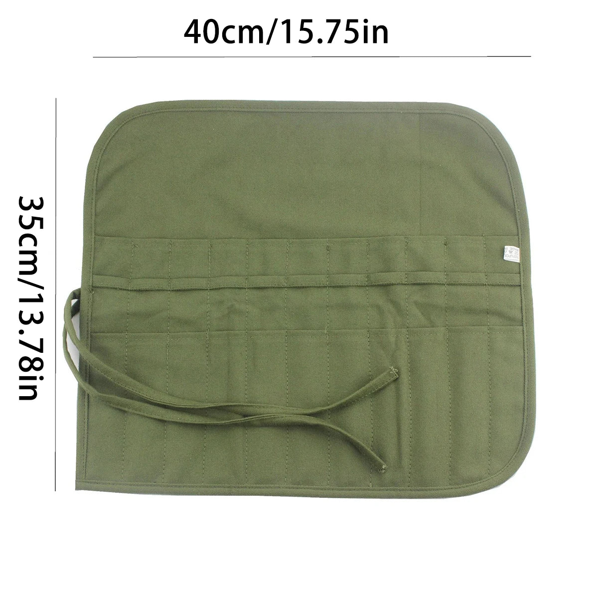 Painting Brushes Canvas Storage Bag, 22 Slots Watercolour and Gouache Brushes Calligraphy Brushes Storage Bag, Roll up Pen Bag