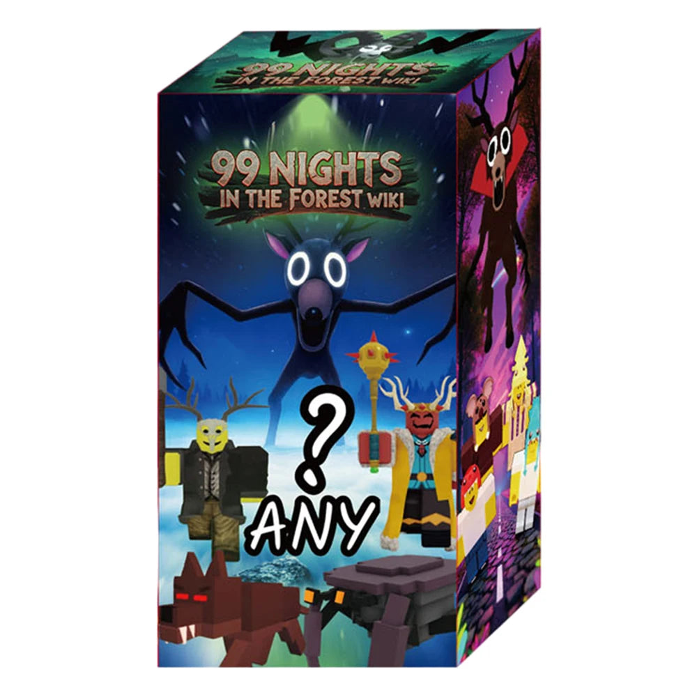 99 Nights In The Forest Monster Blind Box  New Hot DEER  Cartoon Milu Deer Stuffed Game Peripherals Halloween Toy Gifts
