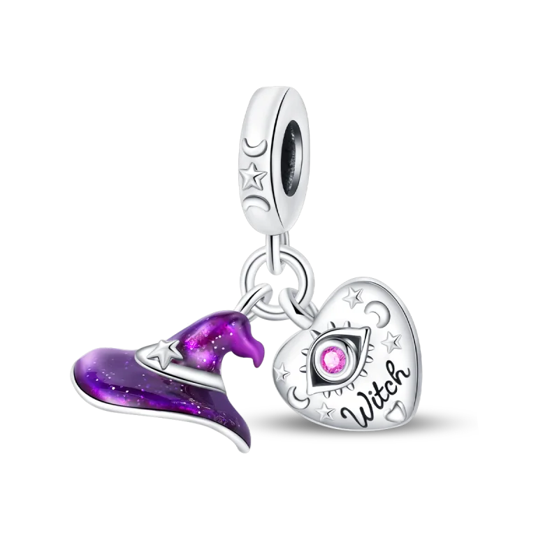 New in 925 Silver Halloween Collection Charm Glowing skull Beads Fit pand 3mm Bracelet DIY Pendant Woman Jewelry 2024 Hot Sale