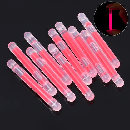 60/10PCS Mini Glowing Stick Multicolor Chemical Fluorescence Stick Night Fishing Lighting Tool Children Gifts Event Party Supply