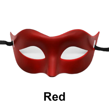 Women Man Sexy Gentleman Masquerade Mask Prom Mask Halloween Party Props Black White Retro Mask Plastic Half Face Cosplay Mask