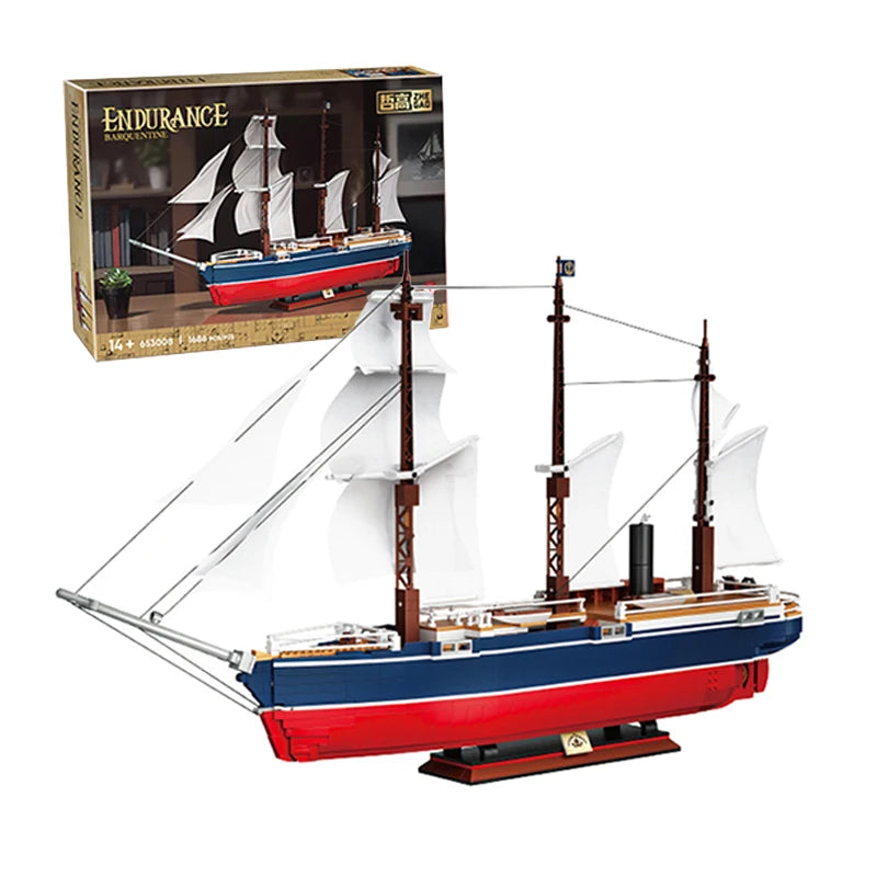 1424PCS Black Pirate Ship Building Blocks Skeleton Ghost Boat Model Assembly Bricks Toys Desktop Decoration Adult Holiday Gifts