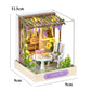 Mini Doll House DIY 3D Puzzle Assembly Building Model Toys Home Bedroom Decoration With Furniture Wooden Craft Gifts DollHouses