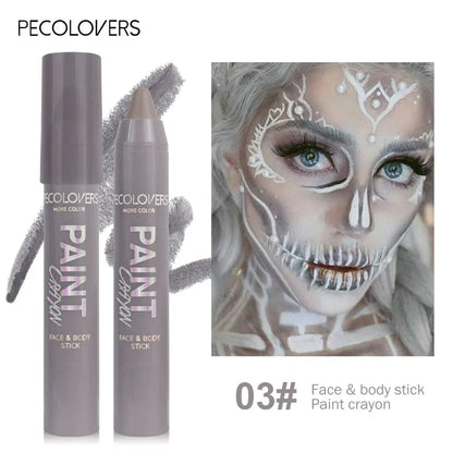 Body Painted Pen, Face Paint, Waterproof and Sweat-proof, Long-lasting and Natural, Suitable for Halloween Holiday Makeup